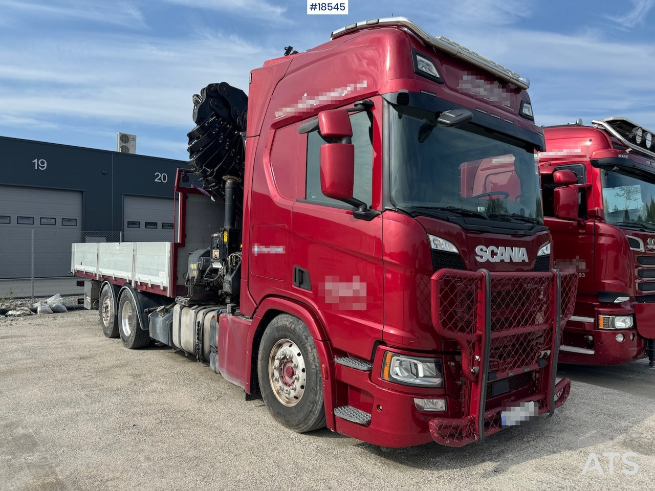 Scania R500 - Camión caja abierta, Camión grúa: foto 1 Scania R500 - Camión caja abierta, Camión grúa: foto 1