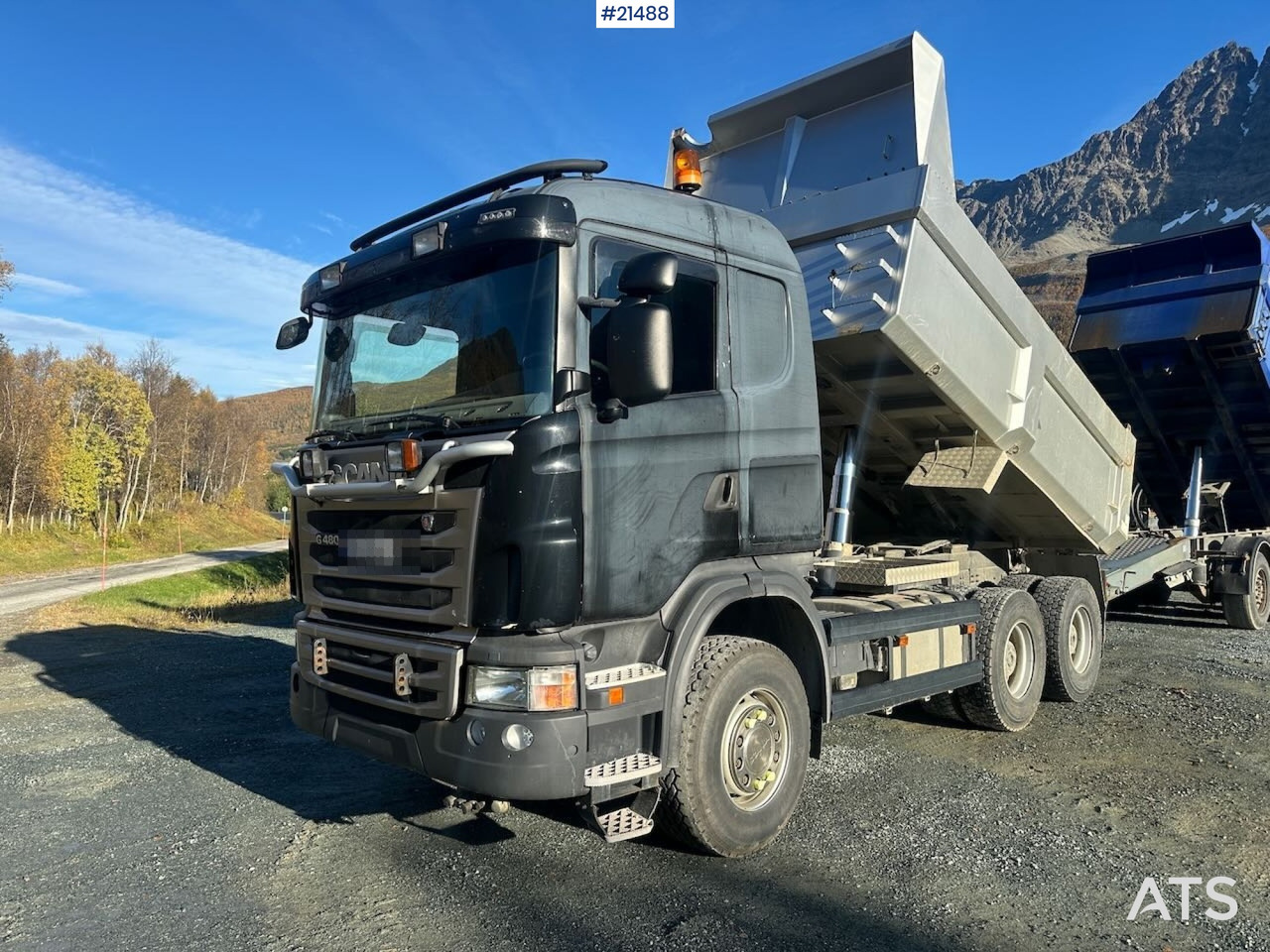 Scania Scania G480 6x4 brøyterigget tippbil - Camión volquete: foto 2 Scania Scania G480 6x4 brøyterigget tippbil - Camión volquete: foto 2