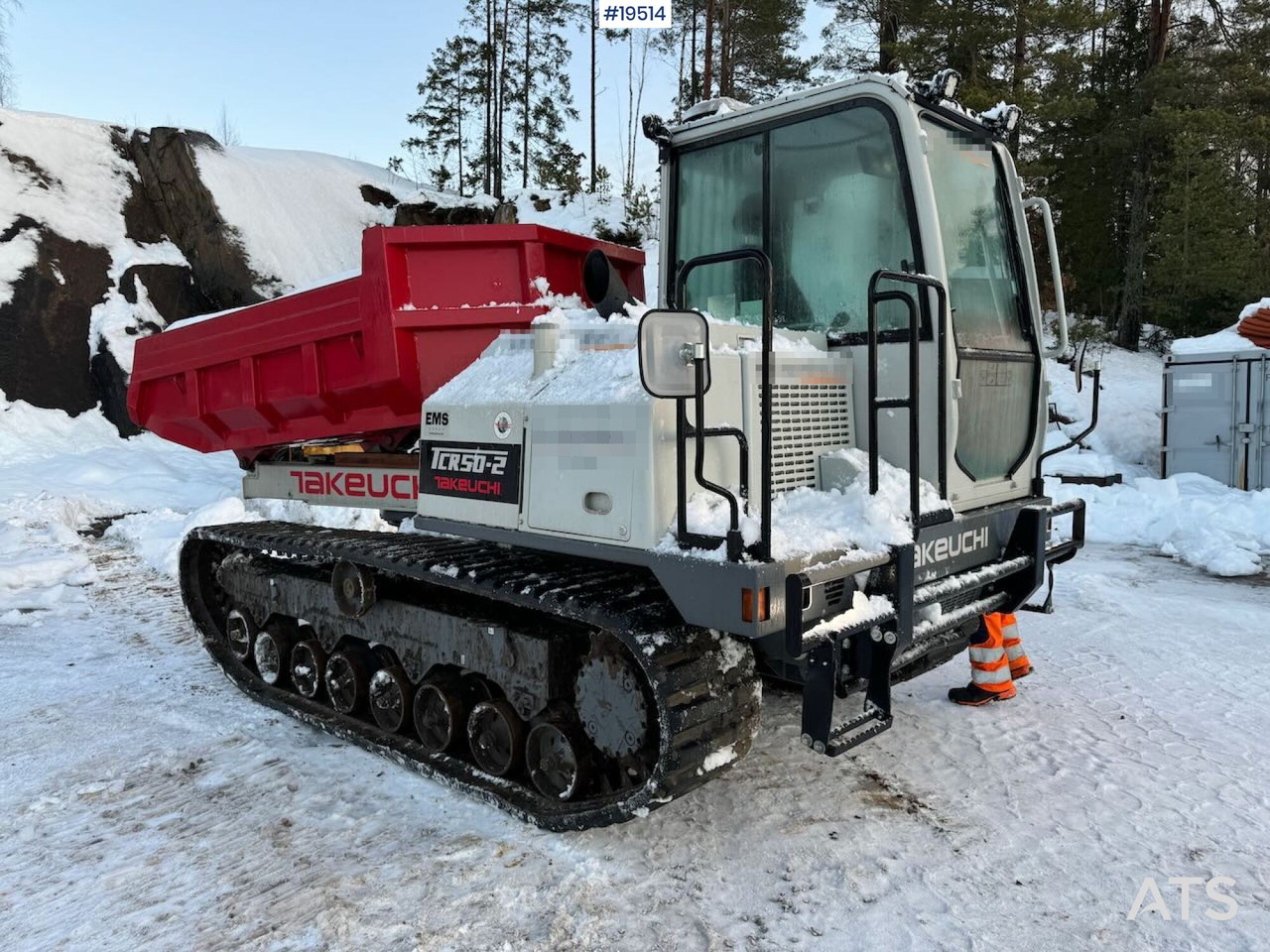 Takeuchi TCR50-2 - Dúmper: foto 1 Takeuchi TCR50-2 - Dúmper: foto 1