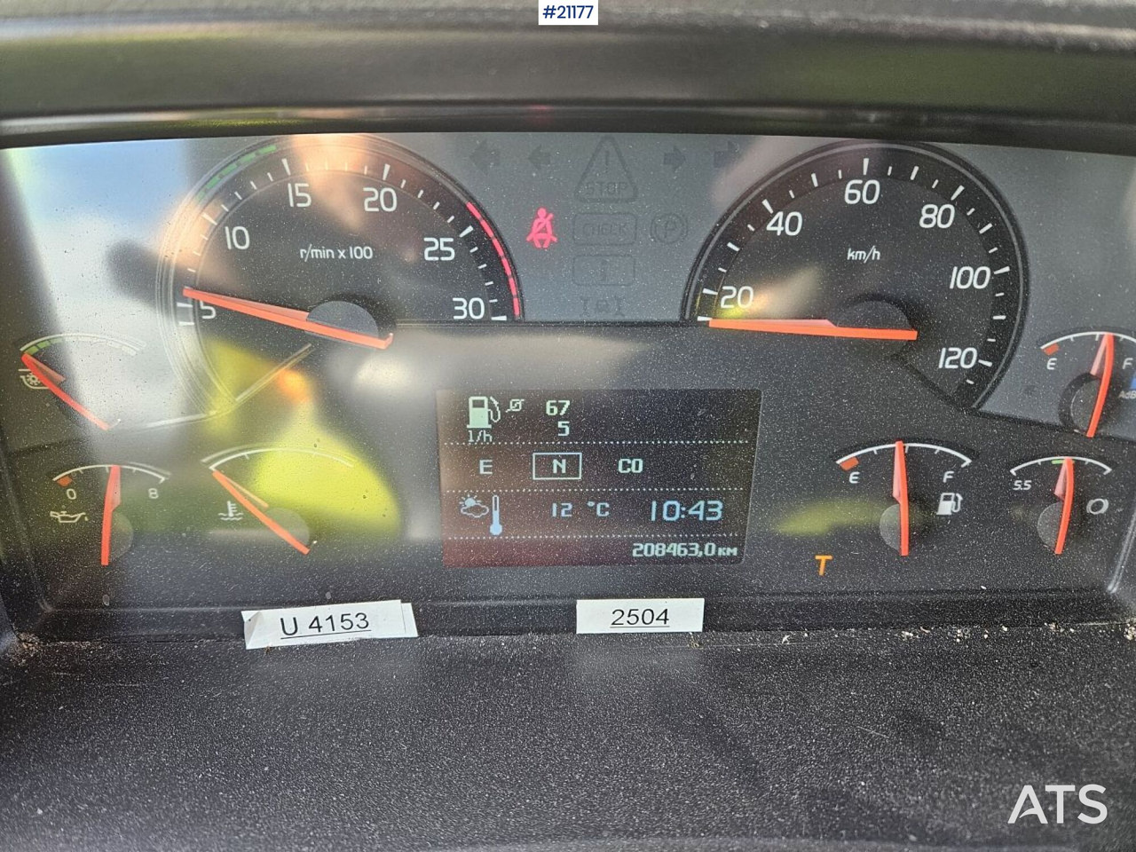 Camión de basura Volvo FM370 6x2 1-kammer komprimatorbil med Zoeller påbygg: foto 9