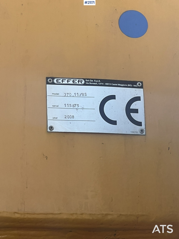 Camión grúa Volvo FM480 kranbil m/2008, 370.11/8S Effer kran SE VIDEO: foto 50 Camión grúa Volvo FM480 kranbil m/2008, 370.11/8S Effer kran SE VIDEO: foto 50