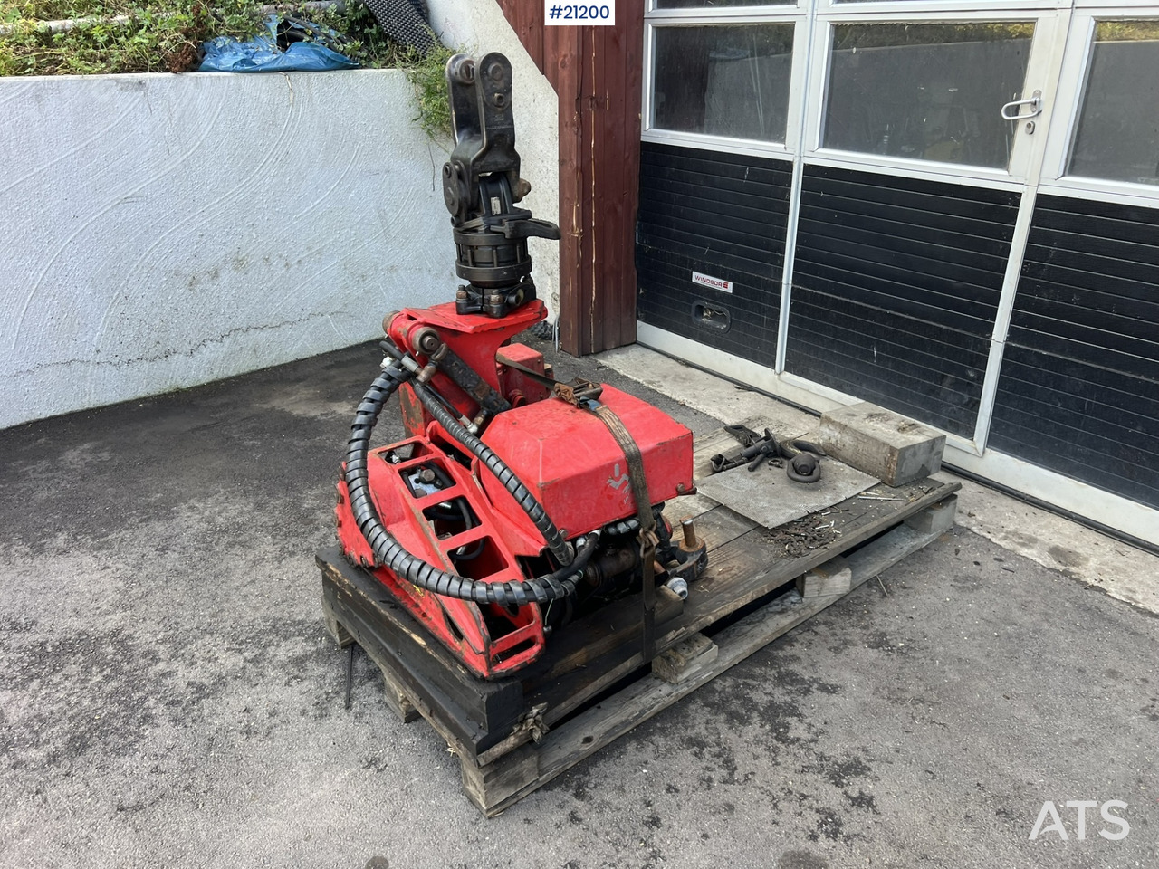 Hogstaggregat SG220RC hogstaggregat for kran m/ ekstra klo, sverd og kjede - Cabezal talador: foto 1 Hogstaggregat SG220RC hogstaggregat for kran m/ ekstra klo, sverd og kjede - Cabezal talador: foto 1