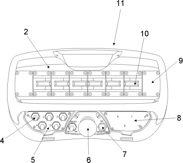 Spring switch with rubber protection Scanreco RC400 - Sistema eléctrico para Grúa para camión: foto 2 Spring switch with rubber protection Scanreco RC400 - Sistema eléctrico para Grúa para camión: foto 2
