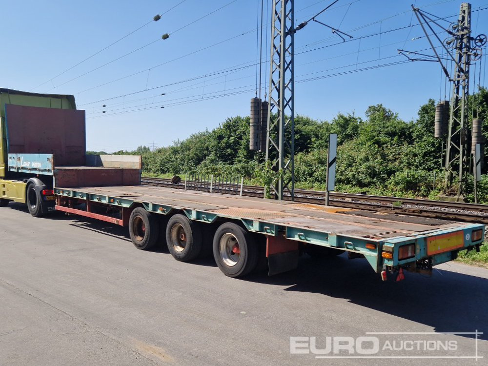 1995 Kempf SPT 48/3 3 Axle Trailer, Rear Axle Steering (German Reg. Docs. Available) - Semirremolque góndola rebajadas: foto 3 1995 Kempf SPT 48/3 3 Axle Trailer, Rear Axle Steering (German Reg. Docs. Available) - Semirremolque góndola rebajadas: foto 3