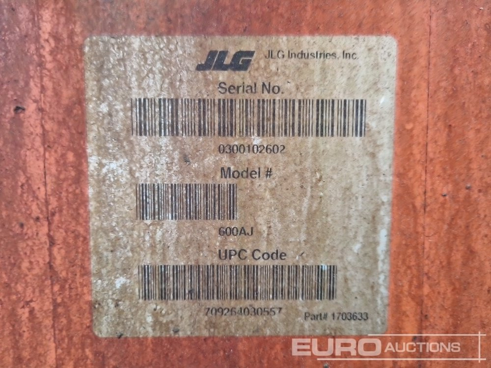Plataforma elevadora 2007 JLG 600AJ: foto 32