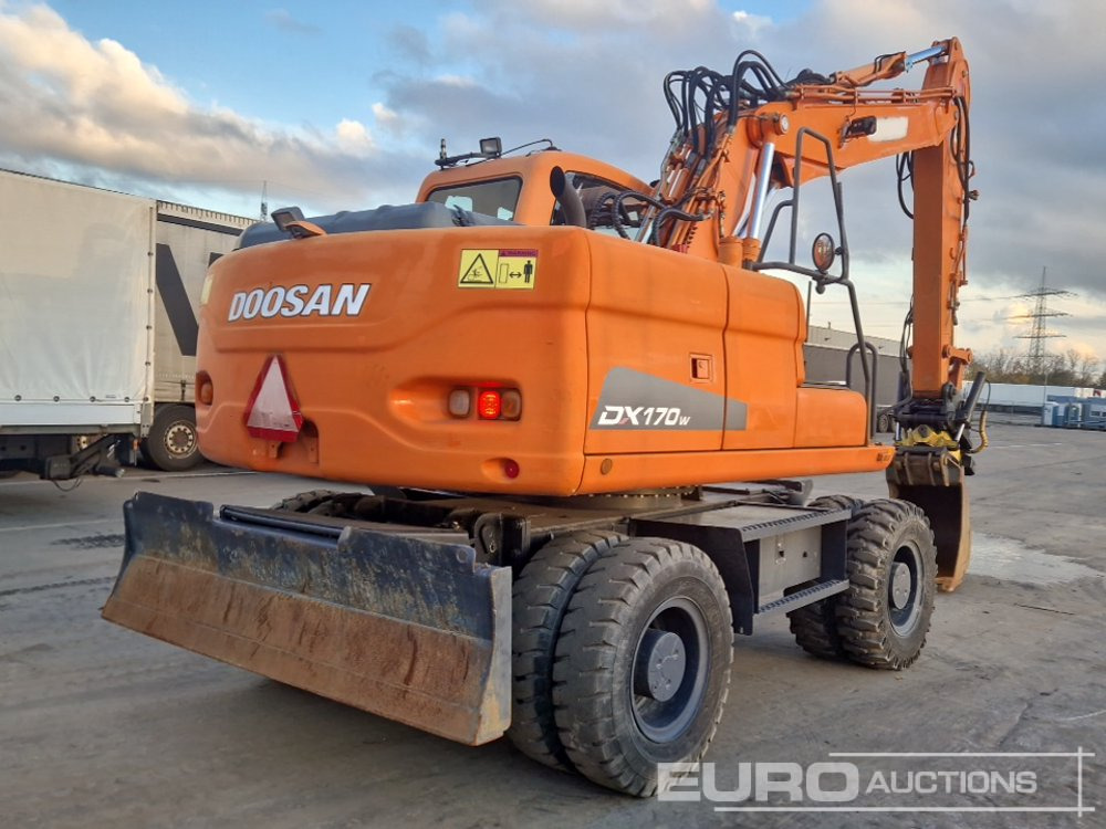 2010 Doosan DX170W - Excavadora de ruedas: foto 5 2010 Doosan DX170W - Excavadora de ruedas: foto 5