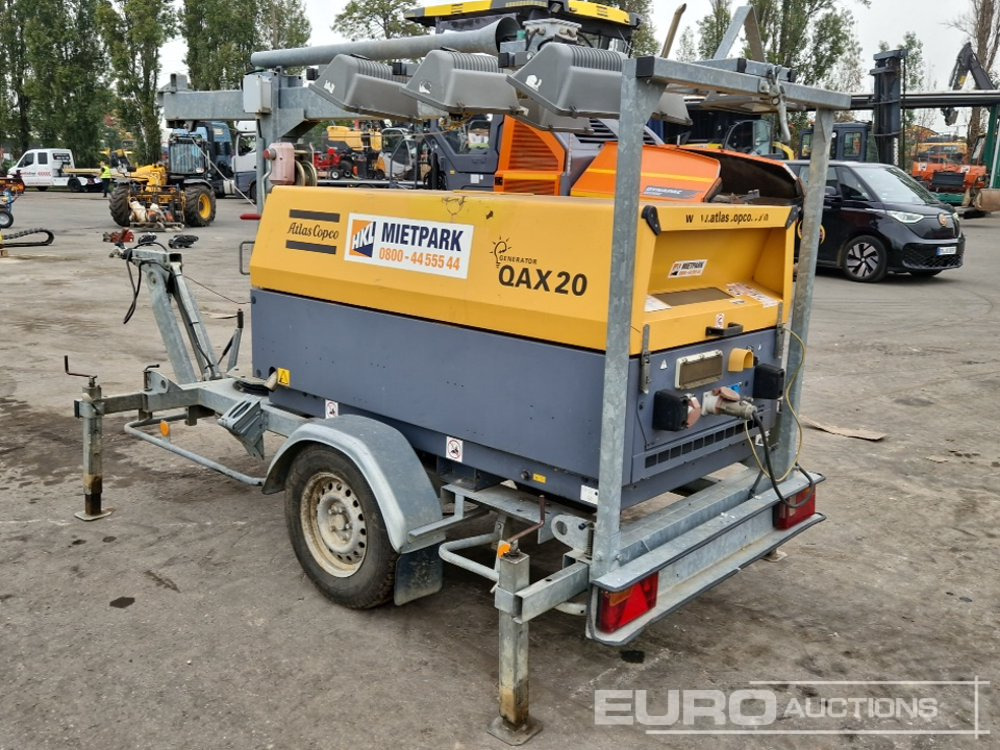 2013 Atlas Copco QAX20 - Torre de iluminación: foto 3 2013 Atlas Copco QAX20 - Torre de iluminación: foto 3