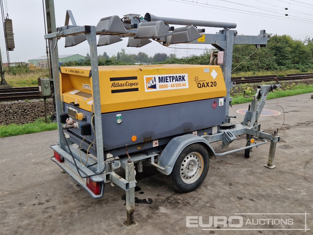 2013 Atlas Copco QAX20 - Torre de iluminación: foto 4 2013 Atlas Copco QAX20 - Torre de iluminación: foto 4
