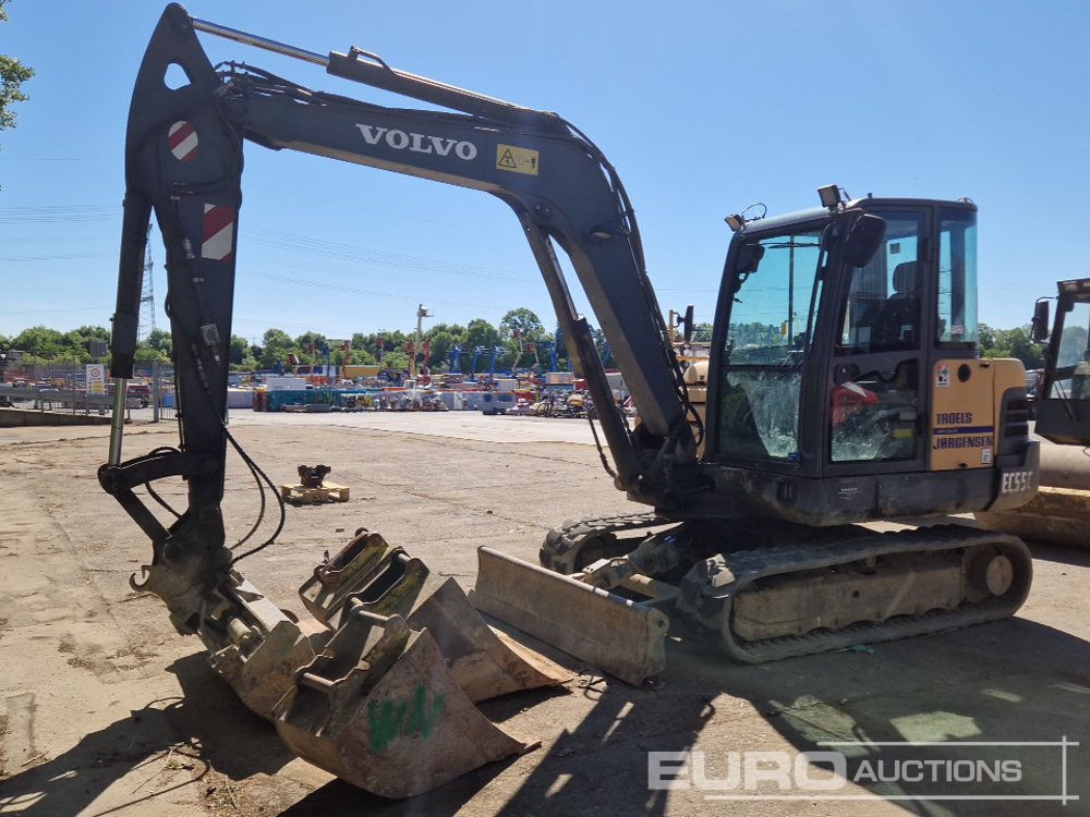 2013 Volvo EC55C - Miniexcavadora: foto 1 2013 Volvo EC55C - Miniexcavadora: foto 1
