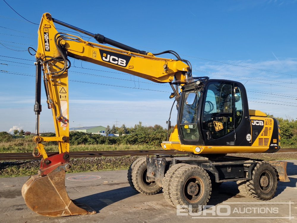2014 JCB JS145W - Excavadora de ruedas: foto 1 2014 JCB JS145W - Excavadora de ruedas: foto 1
