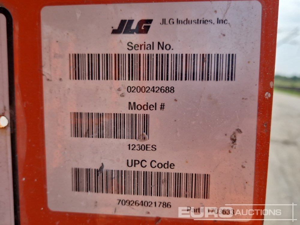 Plataforma elevadora 2015 JLG 1230ES: foto 19