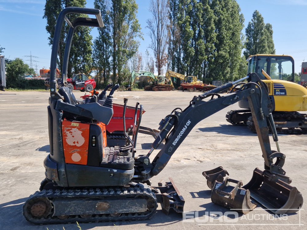 2020 Eurocomach Rubber Tracks, Blade, Offset, QH, Piped, 3 Buckets, Expanding Undercarriage, Roll Bar - Miniexcavadora: foto 5 2020 Eurocomach Rubber Tracks, Blade, Offset, QH, Piped, 3 Buckets, Expanding Undercarriage, Roll Bar - Miniexcavadora: foto 5