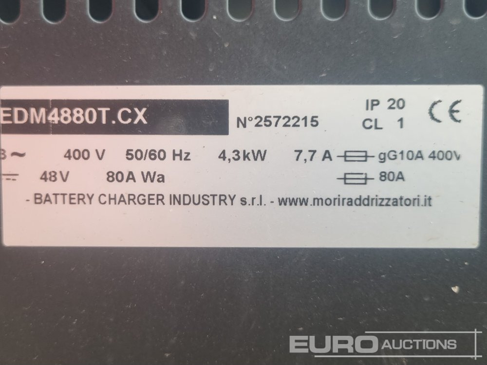 Equipo de construcción Conex 400V Battery Charger, 4.3kW - 50/60Hz: foto 10
