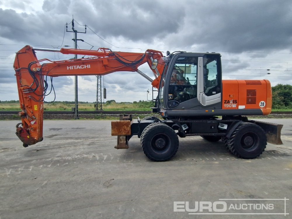 Hitachi ZX190W-3 - Excavadora de ruedas: foto 2 Hitachi ZX190W-3 - Excavadora de ruedas: foto 2