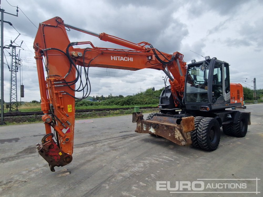 Hitachi ZX190W-3 - Excavadora de ruedas: foto 1 Hitachi ZX190W-3 - Excavadora de ruedas: foto 1