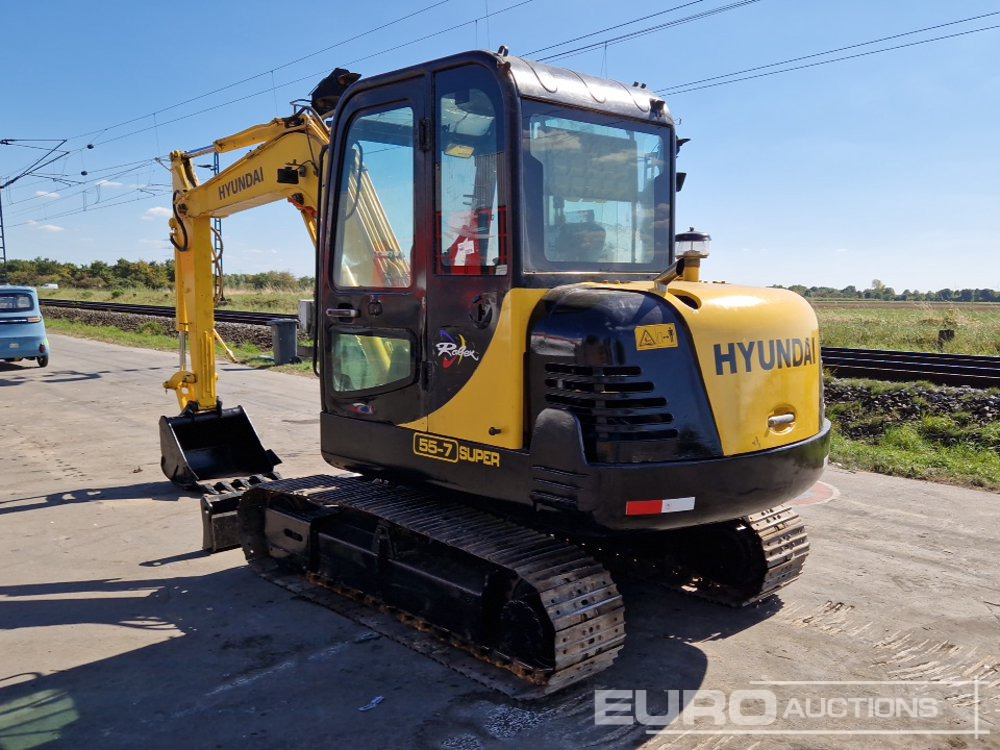 Hyundai R55-7 - Miniexcavadora: foto 3 Hyundai R55-7 - Miniexcavadora: foto 3