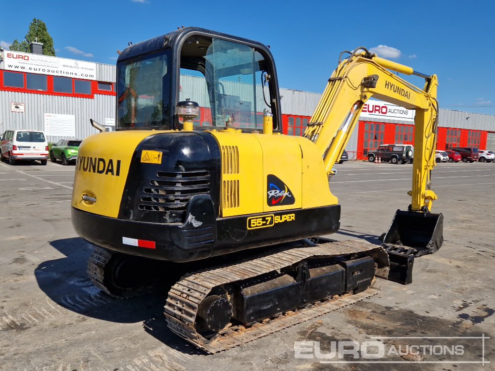 Hyundai R55-7 - Miniexcavadora: foto 5 Hyundai R55-7 - Miniexcavadora: foto 5
