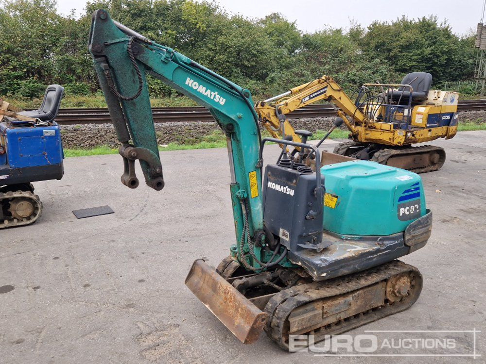 Komatsu PC02-1A - Miniexcavadora: foto 1 Komatsu PC02-1A - Miniexcavadora: foto 1
