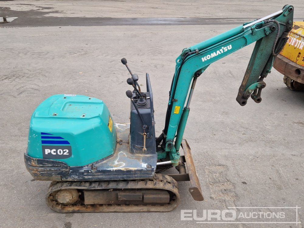Komatsu PC02-1A - Miniexcavadora: foto 5 Komatsu PC02-1A - Miniexcavadora: foto 5