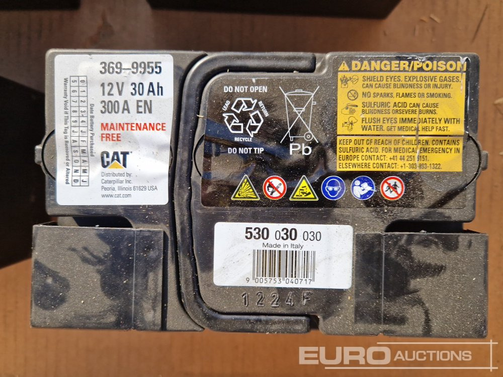 CAT 12V - 30Ah Batteries (6 of) - Recambio: foto 4 CAT 12V - 30Ah Batteries (6 of) - Recambio: foto 4