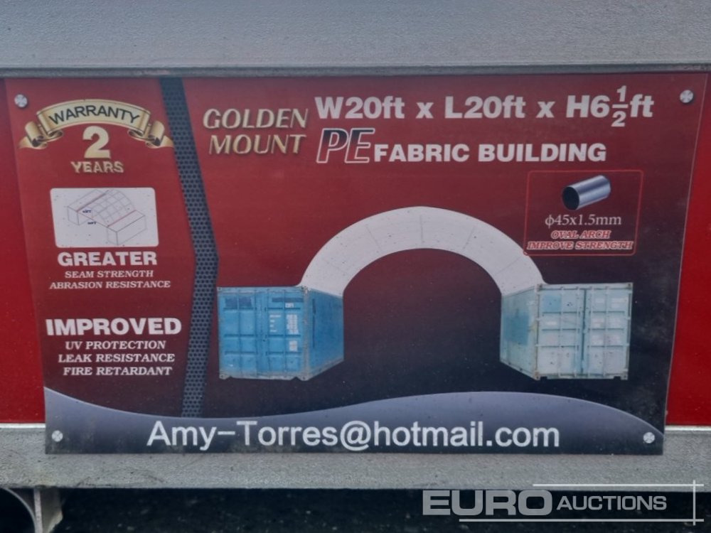 Unused 20x20 Dome Container Shelter - Casa contenedor: foto 2 Unused 20x20 Dome Container Shelter - Casa contenedor: foto 2