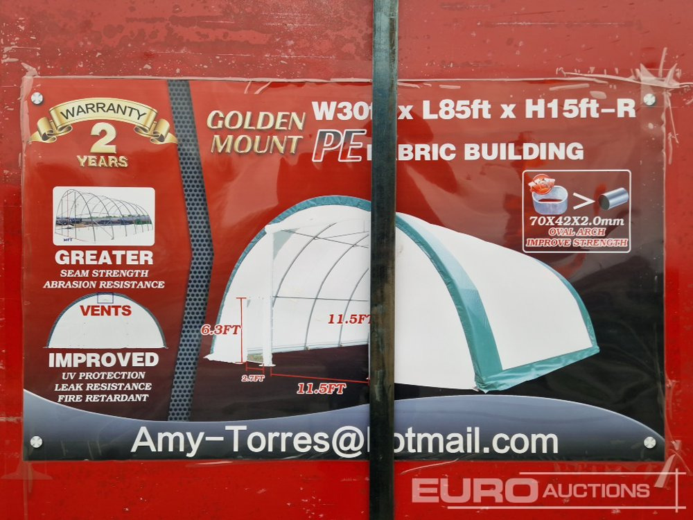 Unused 30x85x15 Dome Storage Shelter - Casa contenedor: foto 2 Unused 30x85x15 Dome Storage Shelter - Casa contenedor: foto 2