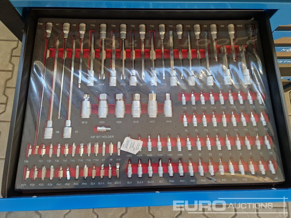 Equipo de taller Unused NORTH-TOOL JUMBO-PRO 12 Drawer Tool Cabinet,  Professional Tools: foto 7