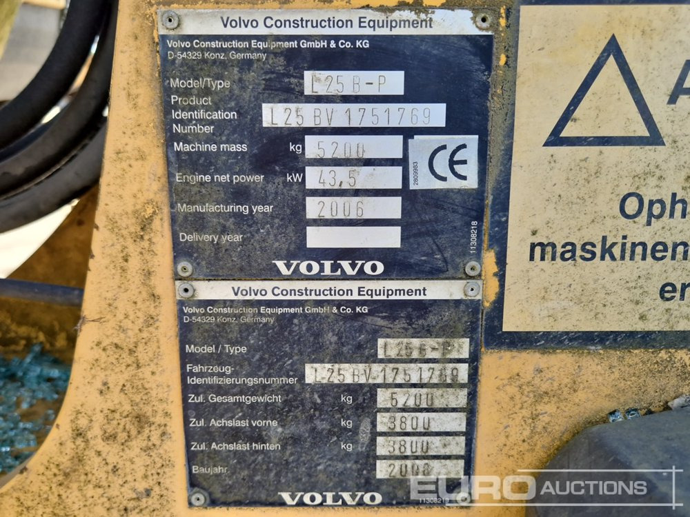 Volvo L25B-P - Cargadora de ruedas: foto 5 Volvo L25B-P - Cargadora de ruedas: foto 5