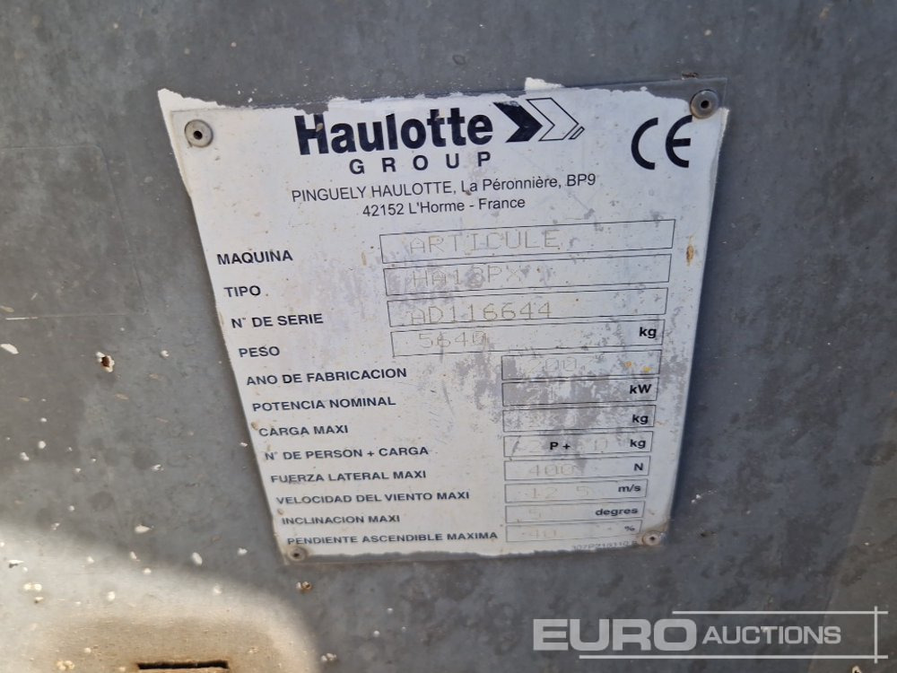 Plataforma elevadora Haulotte HA12PX: foto 27