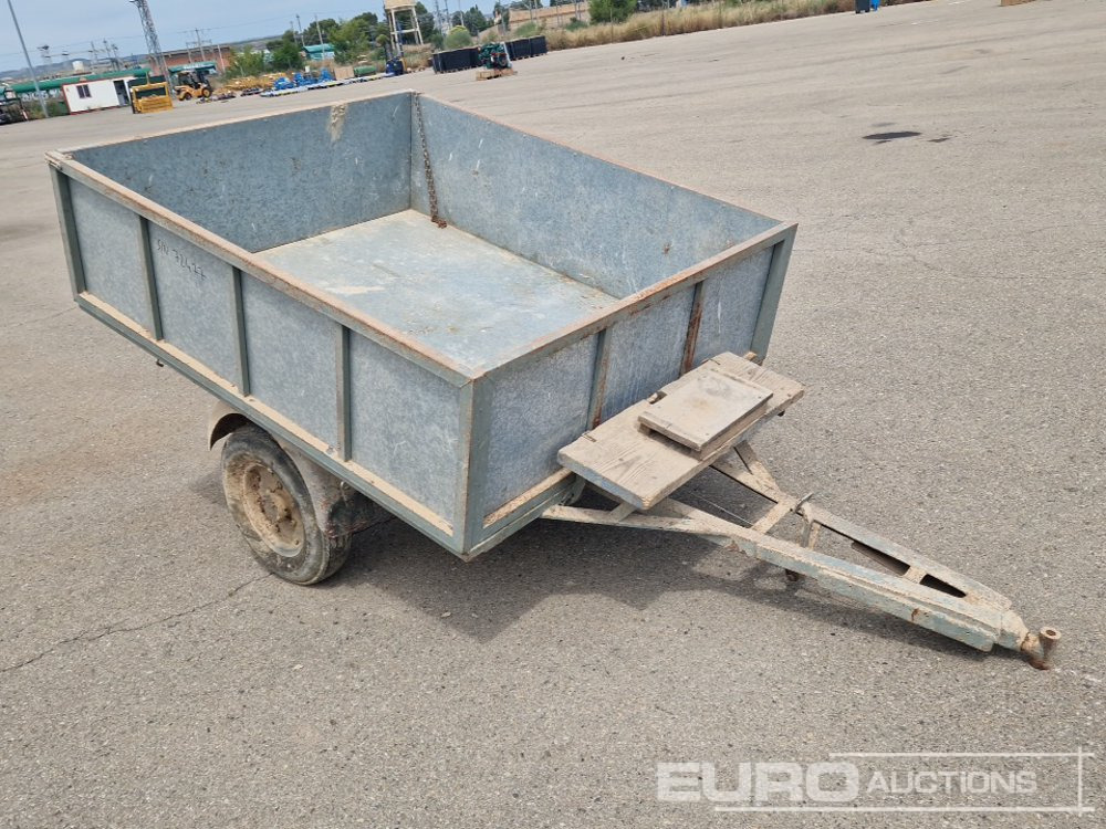 Remolque porta maquinaria Single Axle Plant Trailer: foto 7