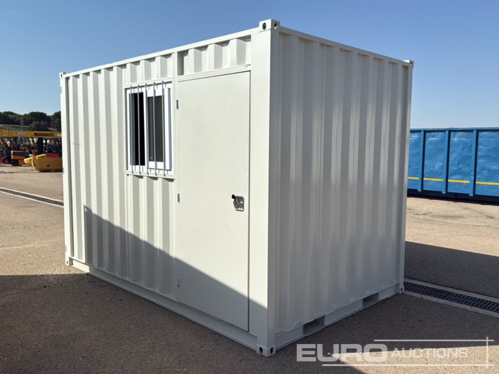 Unused 2025 12' Mini Container, Single Walk Door, Lock Box, Window, Fork Pockets / Contenedor - Contenedor marítimo: foto 2 Unused 2025 12' Mini Container, Single Walk Door, Lock Box, Window, Fork Pockets / Contenedor - Contenedor marítimo: foto 2