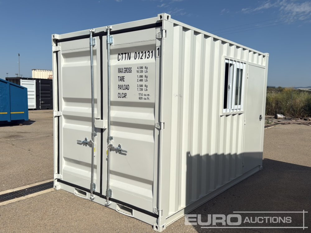 Unused 2025 12' Mini Container, Single Walk Door, Lock Box, Window, Fork Pockets / Contenedor - Contenedor marítimo: foto 1 Unused 2025 12' Mini Container, Single Walk Door, Lock Box, Window, Fork Pockets / Contenedor - Contenedor marítimo: foto 1