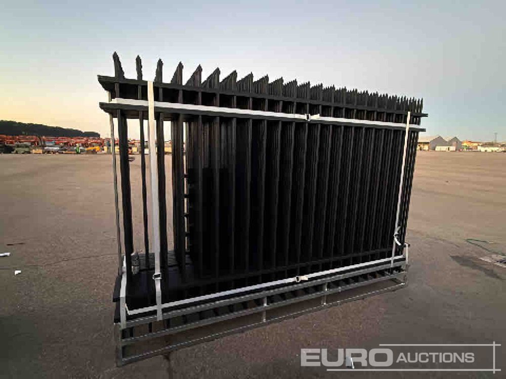 Unused 2025 KMY Industrial Iron Site Fence, Qty (20 of) Fence Panels, (20 of) Posts (W10XH6') Powder Coated Surface - Herramienta/ Equipo: foto 5 Unused 2025 KMY Industrial Iron Site Fence, Qty (20 of) Fence Panels, (20 of) Posts (W10XH6') Powder Coated Surface - Herramienta/ Equipo: foto 5