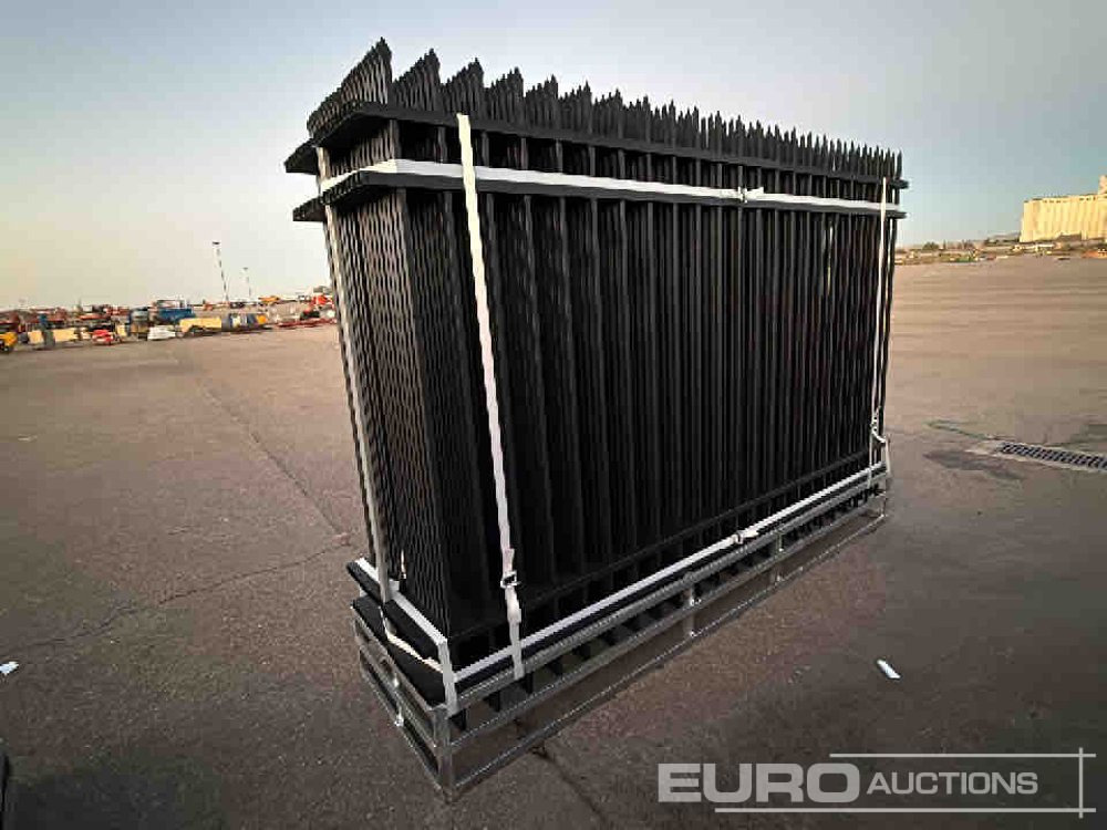 Unused 2025 KMY Industrial Iron Site Fence, Qty (20 of) Fence Panels, (20 of) Posts (W10XH6') Powder Coated Surface - Herramienta/ Equipo: foto 4 Unused 2025 KMY Industrial Iron Site Fence, Qty (20 of) Fence Panels, (20 of) Posts (W10XH6') Powder Coated Surface - Herramienta/ Equipo: foto 4