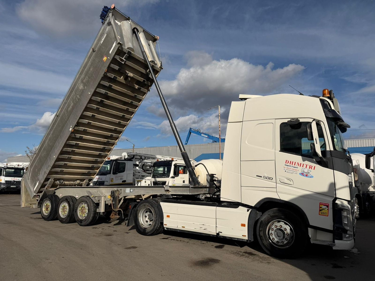Ensemble tracteur + semi benne arrière DL-666-MB - Cabeza tractora, Semirremolque volquete: foto 4 Ensemble tracteur + semi benne arrière DL-666-MB - Cabeza tractora, Semirremolque volquete: foto 4