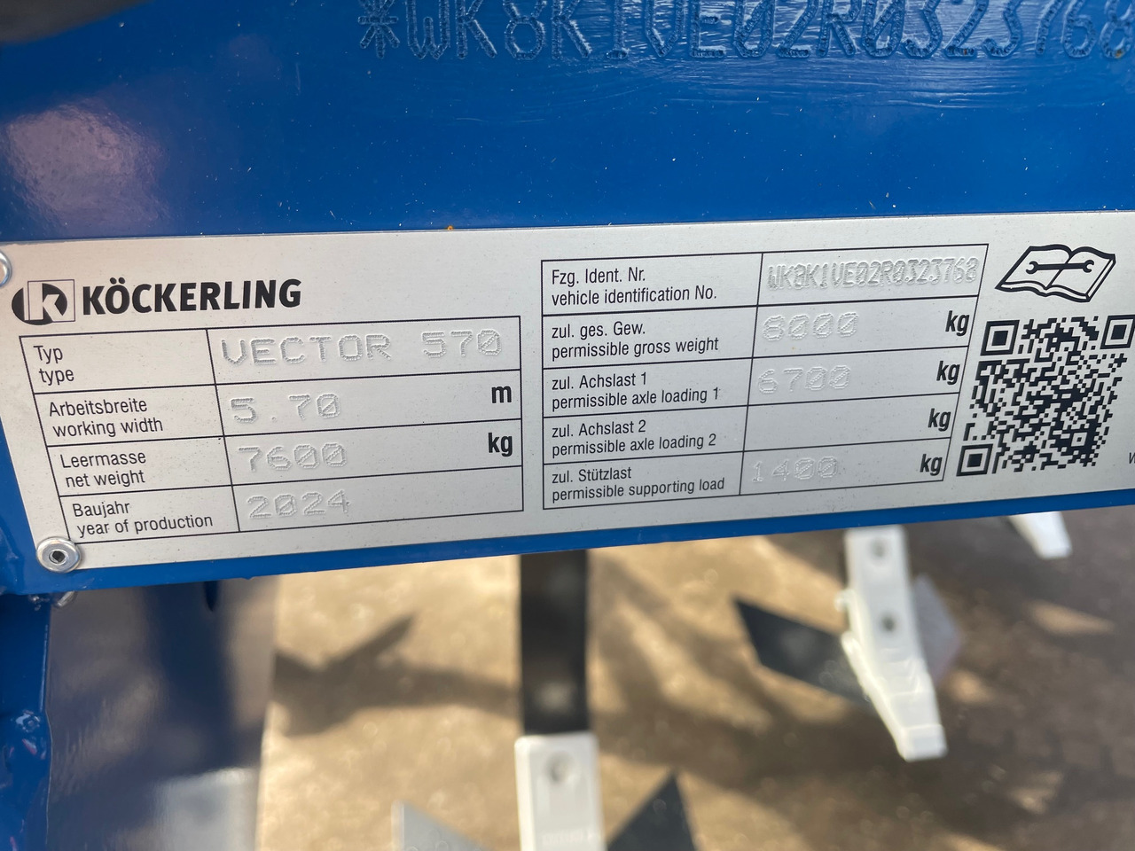 Köckerling Vector 570 - Cultivador: foto 2 Köckerling Vector 570 - Cultivador: foto 2