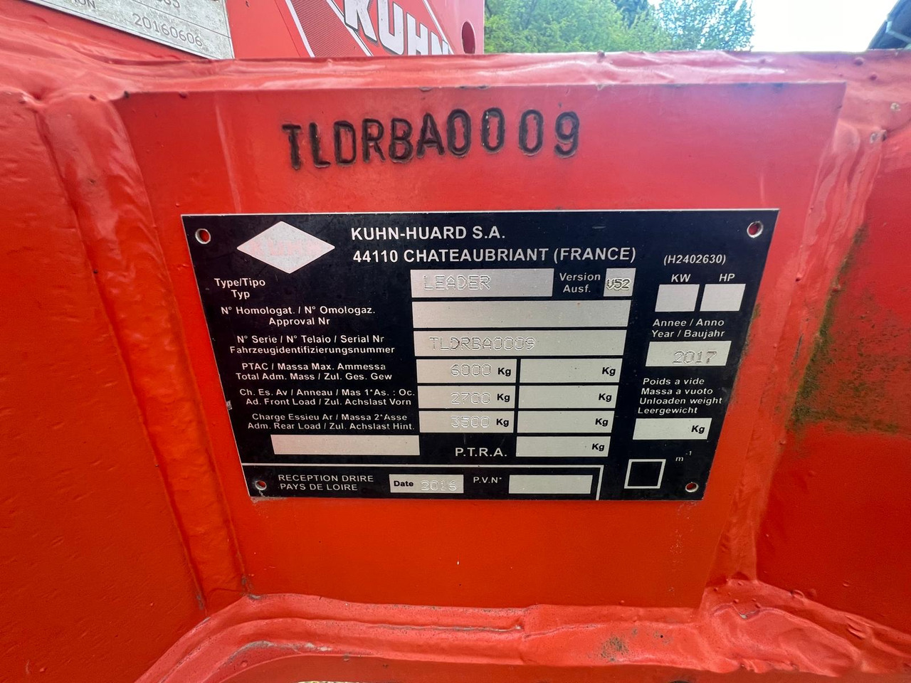 Kuhn Vari - Leader 7 Schar - Arado: foto 2 Kuhn Vari - Leader 7 Schar - Arado: foto 2