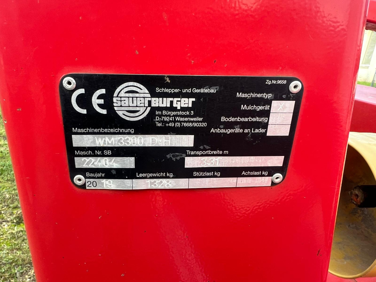 Sauerburger WM Serie - Desbrozadora de martillos: foto 3 Sauerburger WM Serie - Desbrozadora de martillos: foto 3