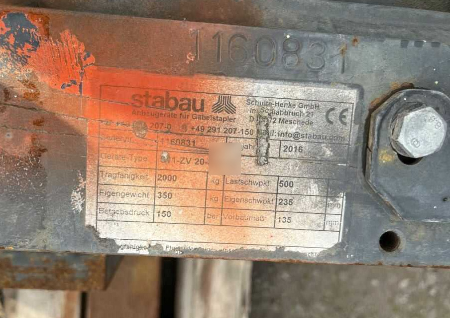 Stabau S11-ZV 20-S-BR01 - Implemento: foto 5 Stabau S11-ZV 20-S-BR01 - Implemento: foto 5