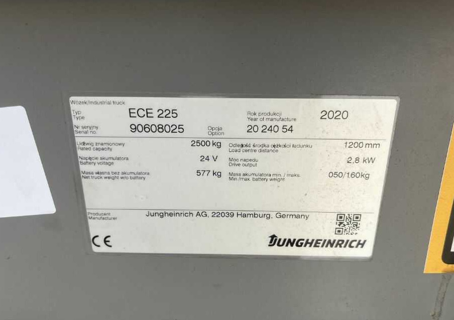 Jungheinrich ECE225 - Recoge pedidos: foto 4 Jungheinrich ECE225 - Recoge pedidos: foto 4
