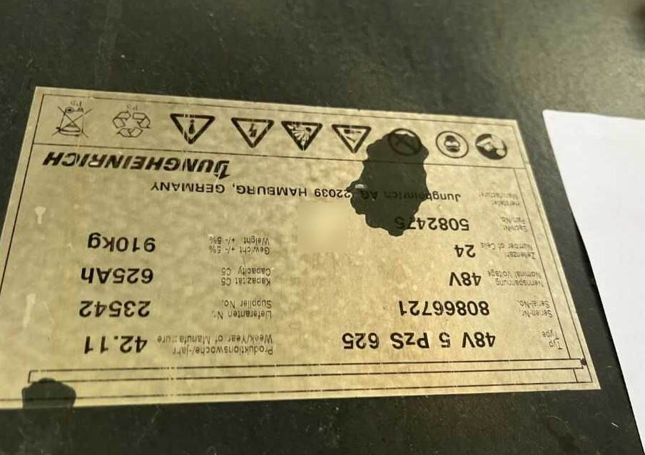 Jungheinrich EFG318k - Carretilla elevadora eléctrica: foto 5 Jungheinrich EFG318k - Carretilla elevadora eléctrica: foto 5