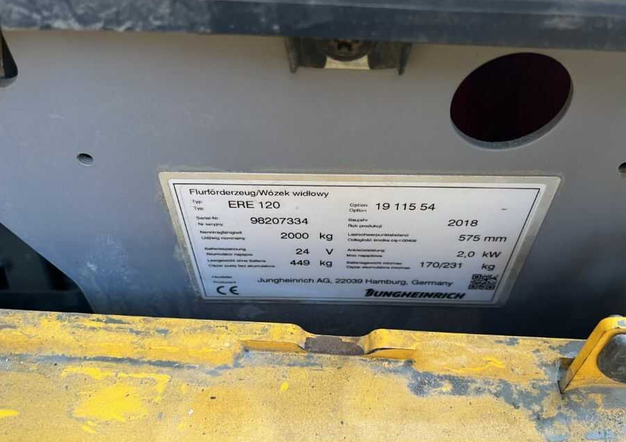 Jungheinrich ERE120 - Transpaleta: foto 4 Jungheinrich ERE120 - Transpaleta: foto 4