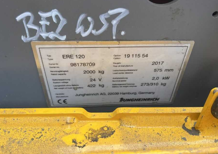 Jungheinrich ERE120 - Transpaleta: foto 4 Jungheinrich ERE120 - Transpaleta: foto 4