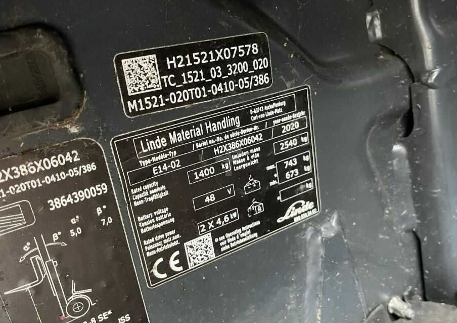 Linde E14-02 - Carretilla elevadora eléctrica: foto 4 Linde E14-02 - Carretilla elevadora eléctrica: foto 4