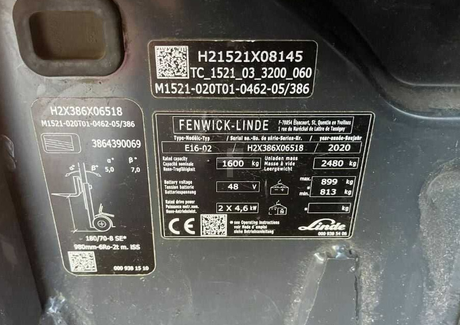 Linde E16-02 - Carretilla elevadora eléctrica: foto 4 Linde E16-02 - Carretilla elevadora eléctrica: foto 4
