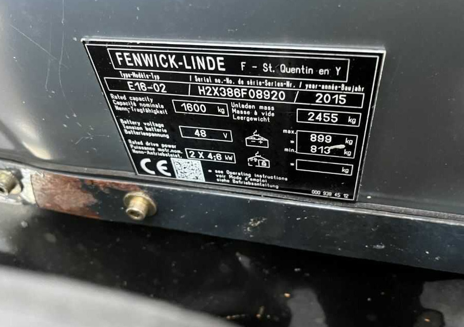 Linde E16-02 - Carretilla elevadora eléctrica: foto 4 Linde E16-02 - Carretilla elevadora eléctrica: foto 4