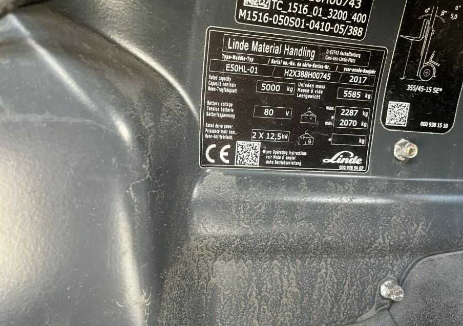 Linde E50HL-01 - Carretilla elevadora eléctrica: foto 4 Linde E50HL-01 - Carretilla elevadora eléctrica: foto 4