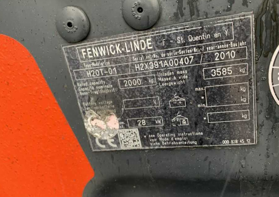 Linde H20T-01 - Carretilla elevadora de gas: foto 4 Linde H20T-01 - Carretilla elevadora de gas: foto 4