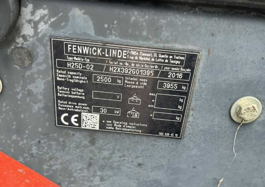 Linde H25D-01 - Carretilla elevadora diésel: foto 4 Linde H25D-01 - Carretilla elevadora diésel: foto 4