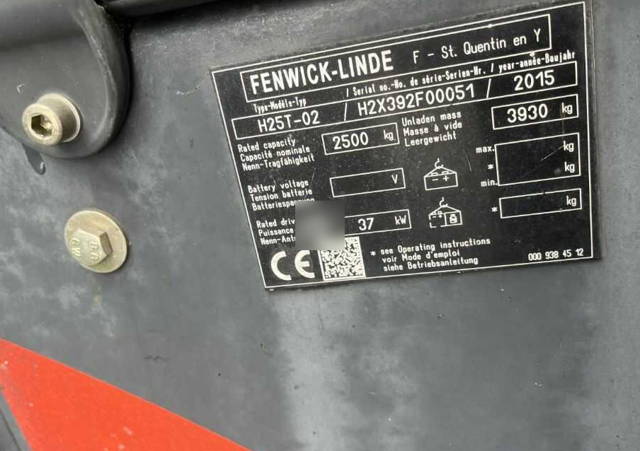 Linde H25T-02 - Carretilla elevadora de gas: foto 4 Linde H25T-02 - Carretilla elevadora de gas: foto 4